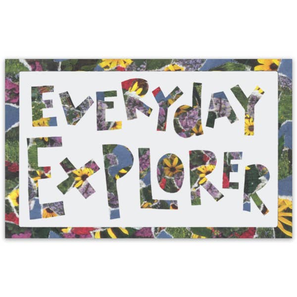 Everyday Explorer Vinyl Sticker for wholesale by Lionheart Canyon Studio