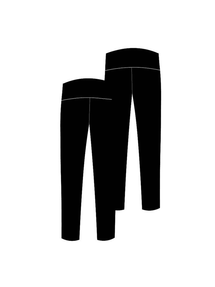 Limeapple - Wholesale Athletic/Lounge Leggings - Kids - Stacy Black Leggings