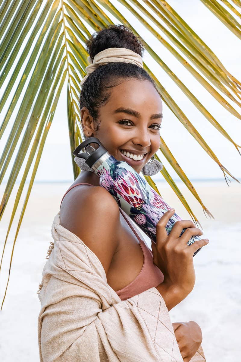 My Bougie Bottle - Wholesale Water Bottle - PROTEA  Desert Flower 25 oz Insulated Water Bottle 1