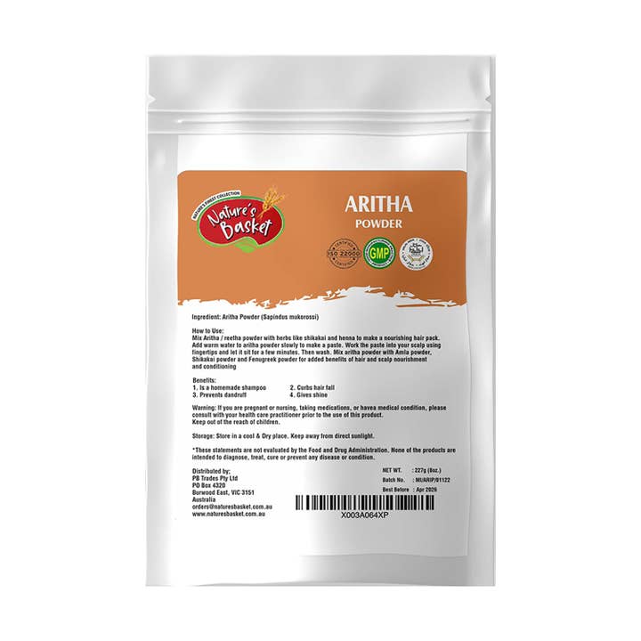 Natures Basket - Wholesale Gezonde drank in poedervorm - Nature's Basket Aritha Poeder 227g