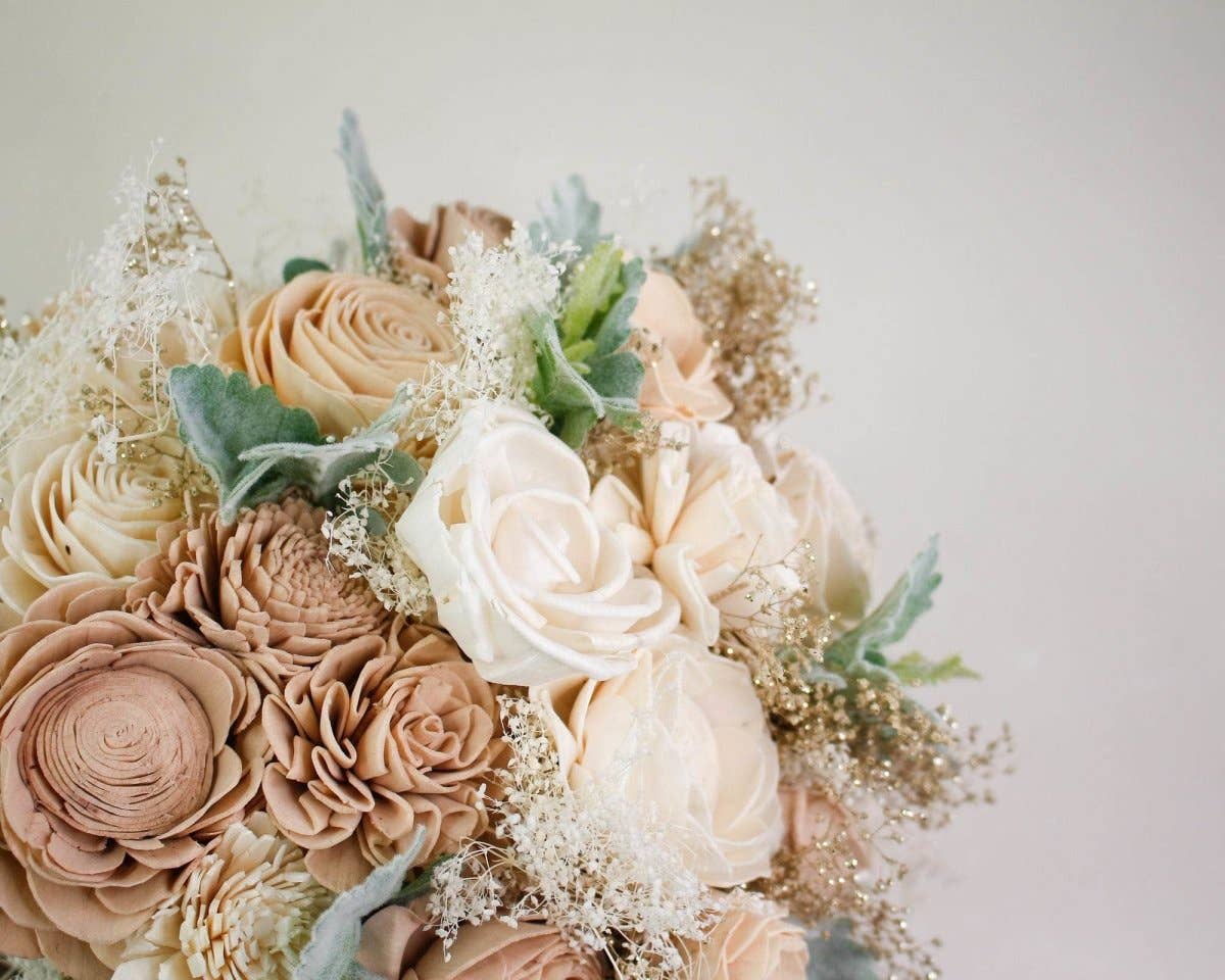 Sola Wood Flowers - Wholesale Dried/Pressed Flowers - Baby's Breath (White)5