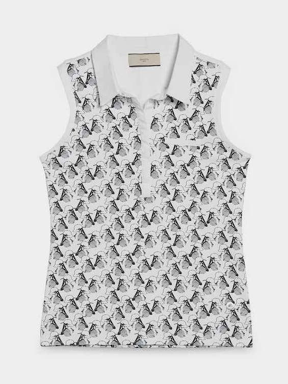 Top Polo a Triangolo con Stampa Ragazza per la vendita all'ingrosso da parte di Spoon