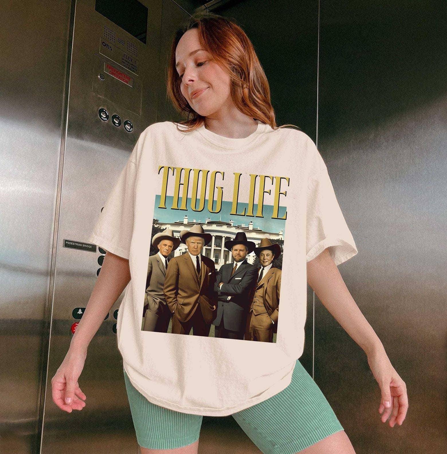 NVC Ecommerce LLC - Wholesale T-Shirt (Graphic) - Women's - Thug Life T-Shirt, MAGA Political Humor Sweatshirt 0