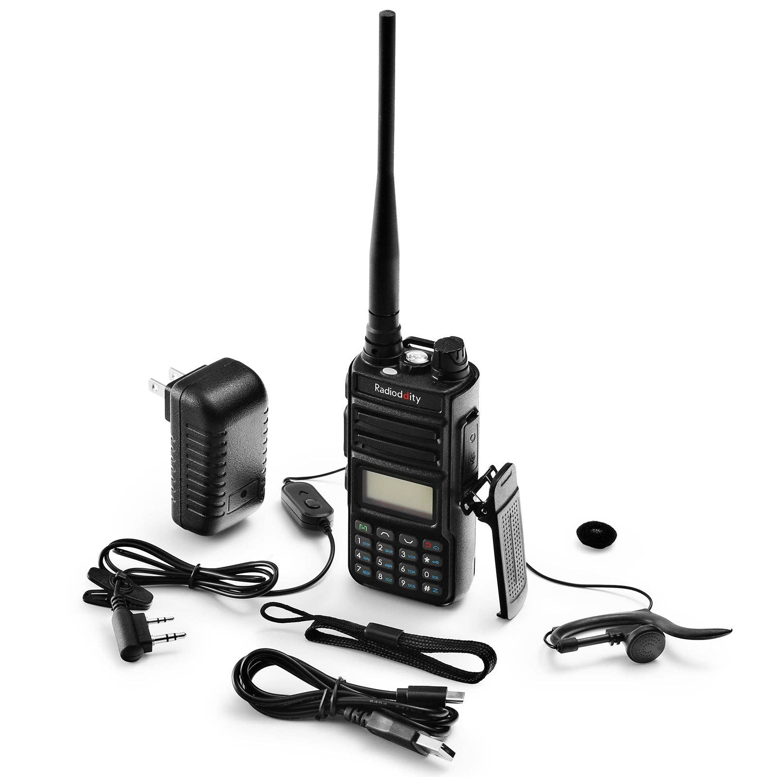 Radioddity - Wholesale Small/Handheld Appliance - Radioddity GM-30 GMRS Radio | 5W | VHF & UHF Scanner | NOAA | USB-C | SYNC6