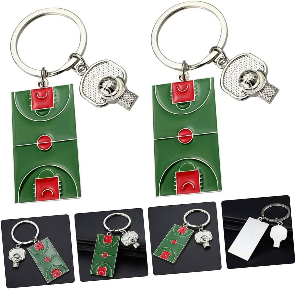 giftland - Wholesale Keychain - Unisex - Basketball Field Metal Keychain2