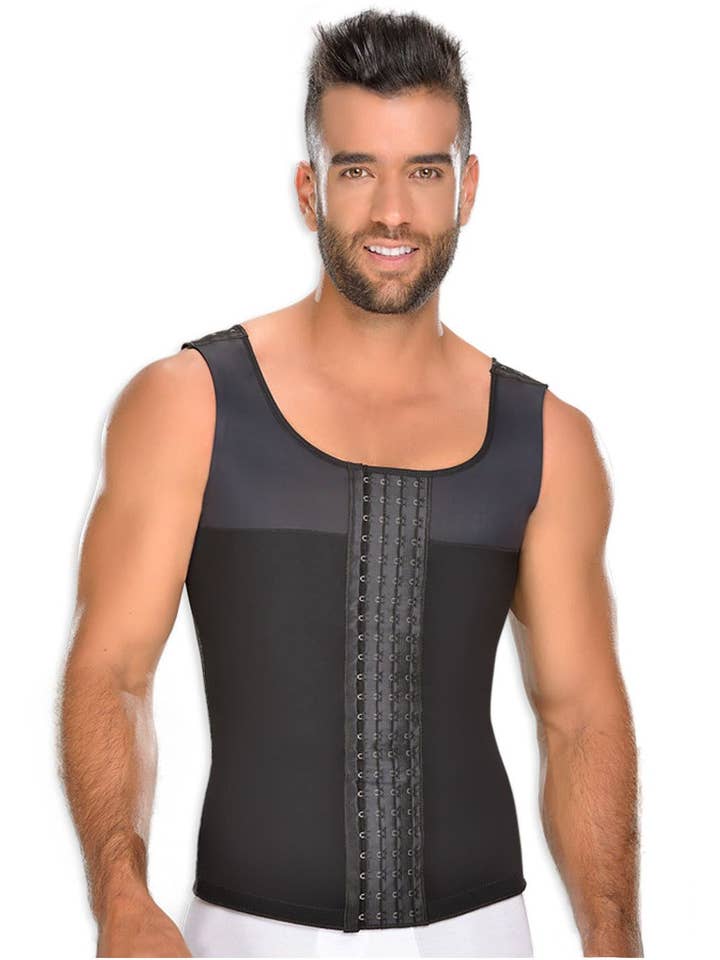 Beige Gilet a compressione Fajas MYD 0060 Body Shaper per uomo in vendita all'ingrosso su Faire2