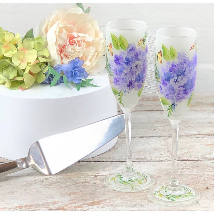 Golden Hill Studio - Vendita all'ingrosso Flute da champagne - Bicchieri da champagne Primavera a Parigi1