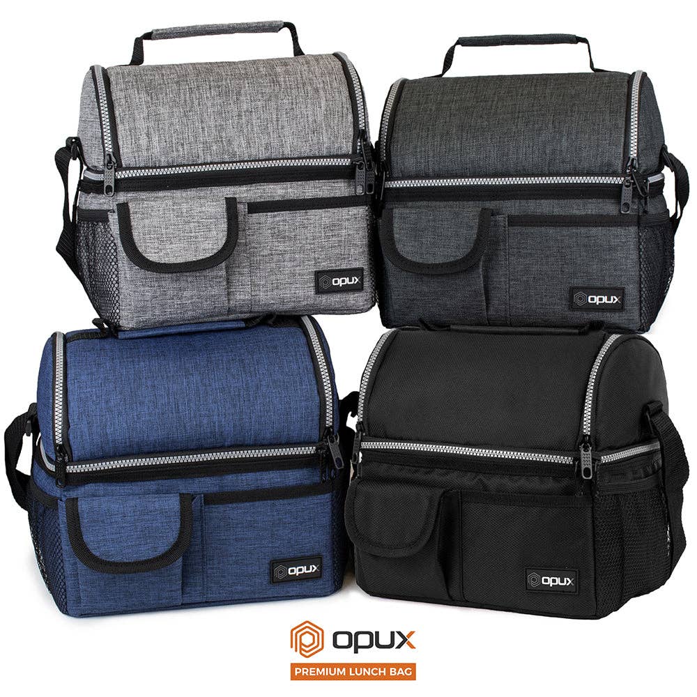 OPUX - Wholesale Lunch Bag/Box - Two-Sided Double Deck Insulated Lunch Box - 16 Cans49