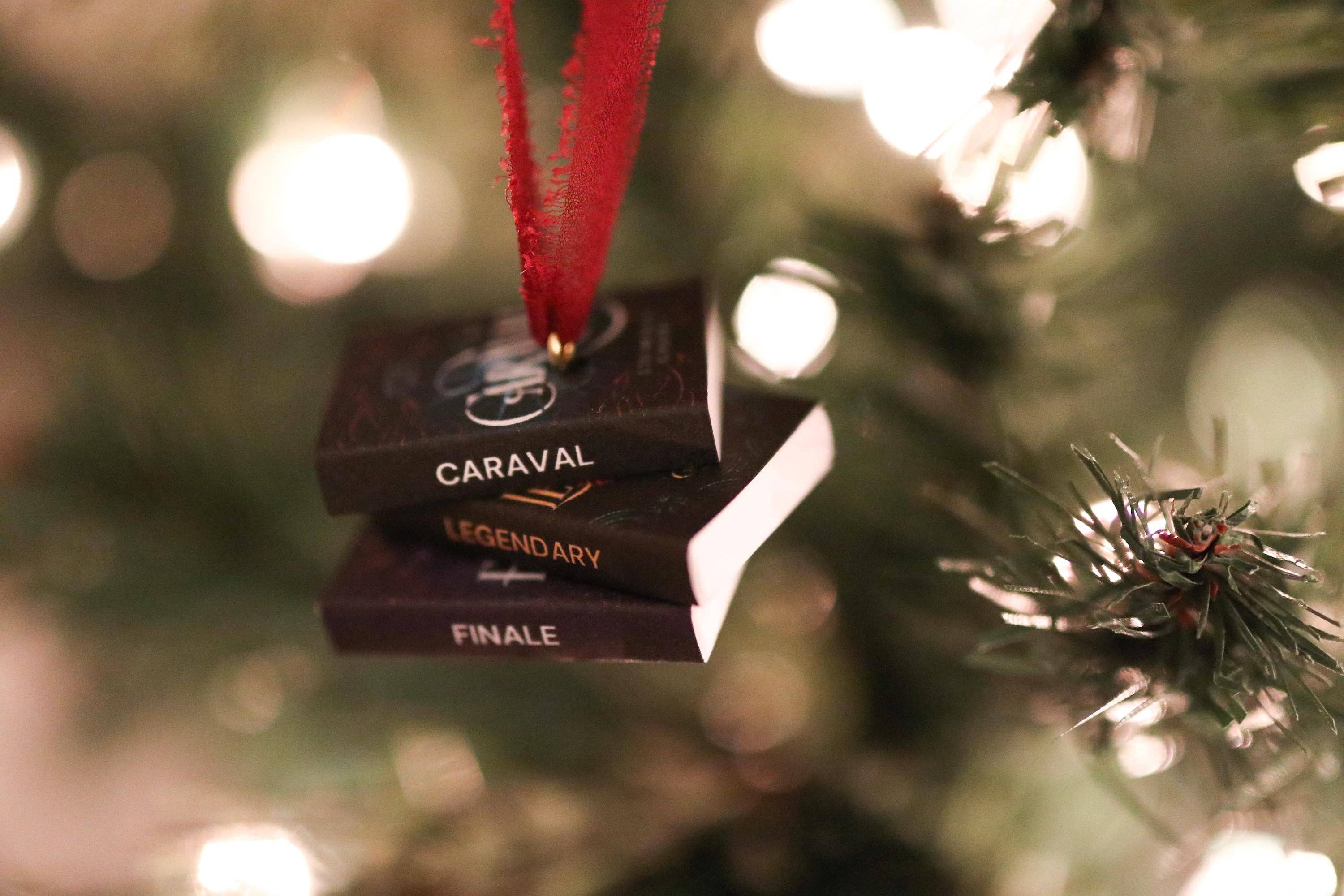 The Sticker Shop - Wholesale Ornament - Caraval Mini Book Stack Ornament4