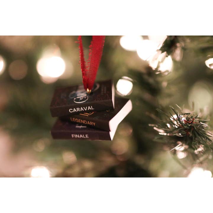 The Sticker Shop - Wholesale Ornament - Caraval Mini Book Stack Ornament4