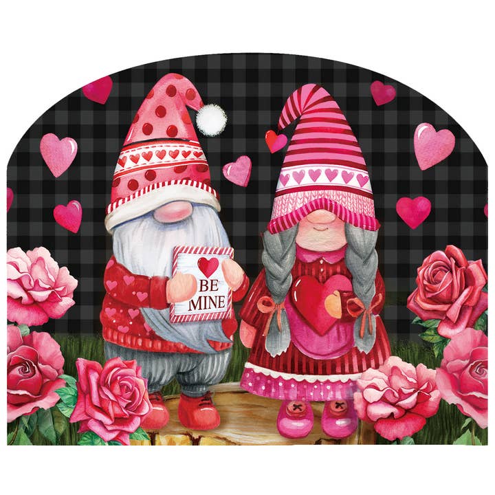 Valentine's Gnomes Acrylic Art Sign for wholesale by Briarwood Lane