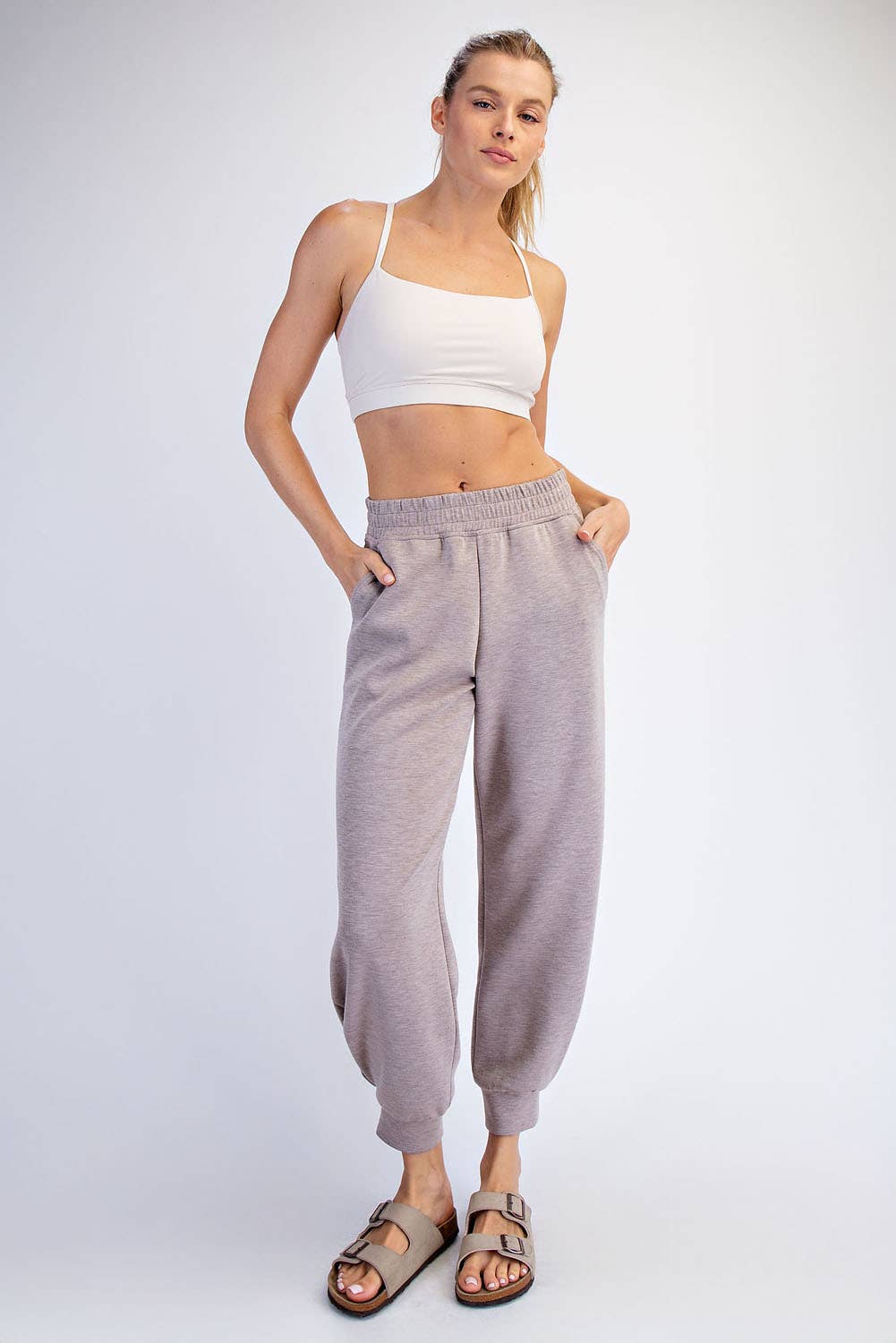 Rae Mode - Wholesale Athletic Sweatpants/Joggers - Women's - MODAL SCUBA FULL LENGTH JOGGER PANT41