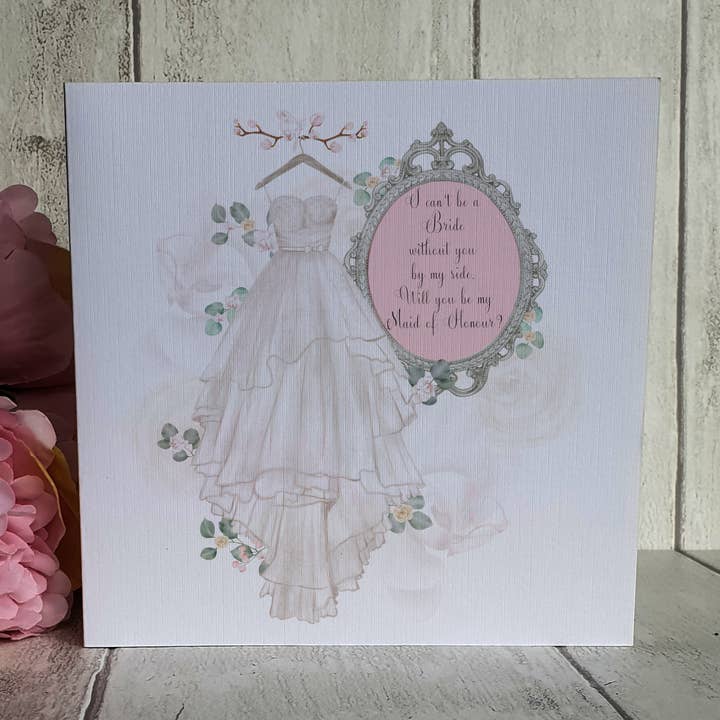 Maid of honour proposal card for wholesale by TM Giftware