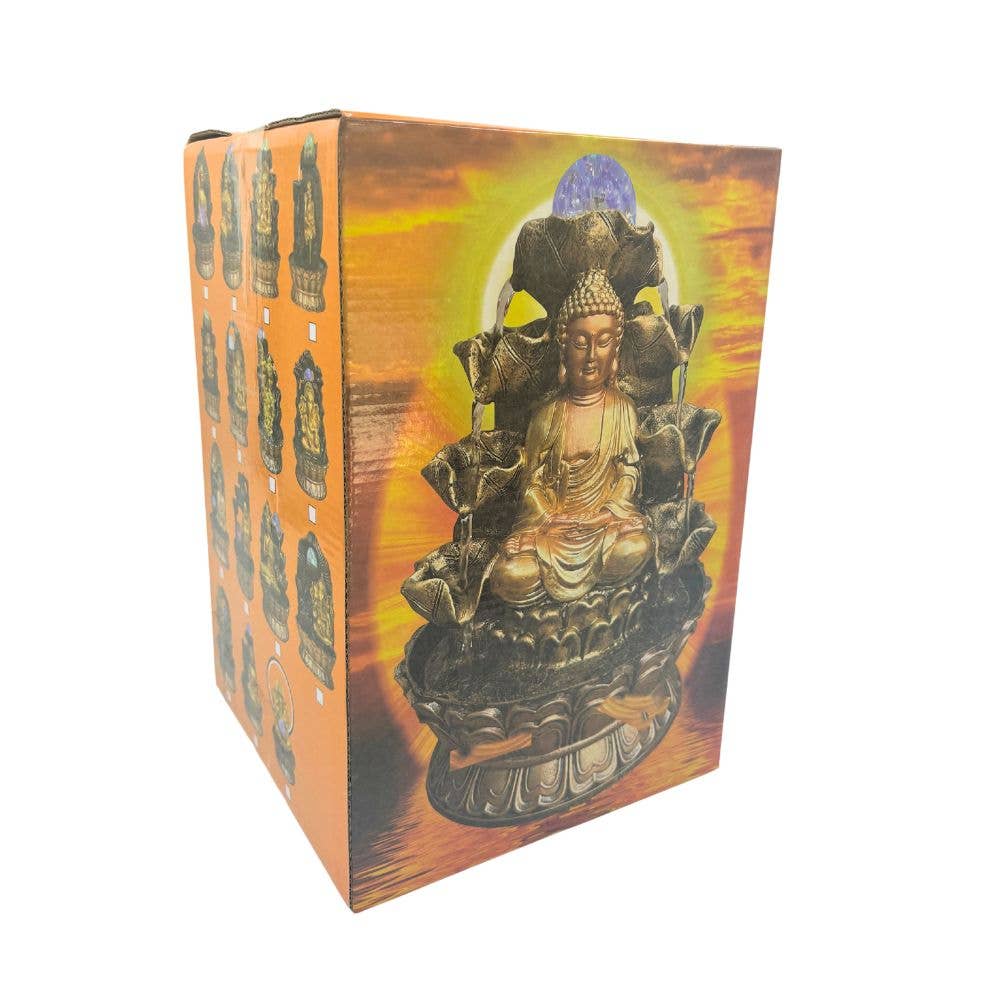 Earths Elements Wholesale - Wholesale Retailer Sample - Home Decor - Water Fountain - Happy Buddha4