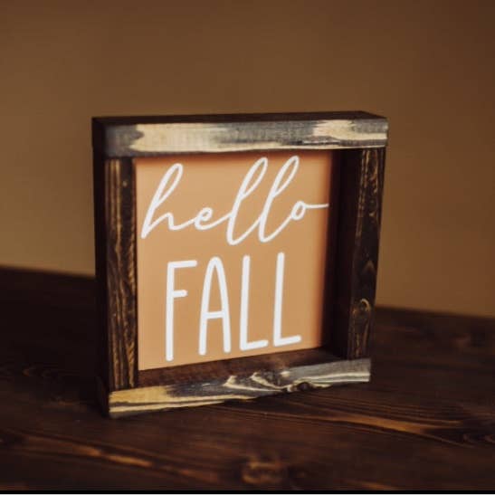 Hello Fall - Wood Sign for wholesale by Liv a Little