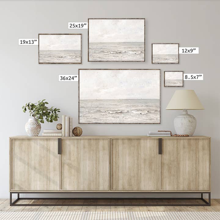 Hoekstra Decor - Wholesale Art Print - Vintage Art Print | Coastal Wall Art Seascape Painting A1202