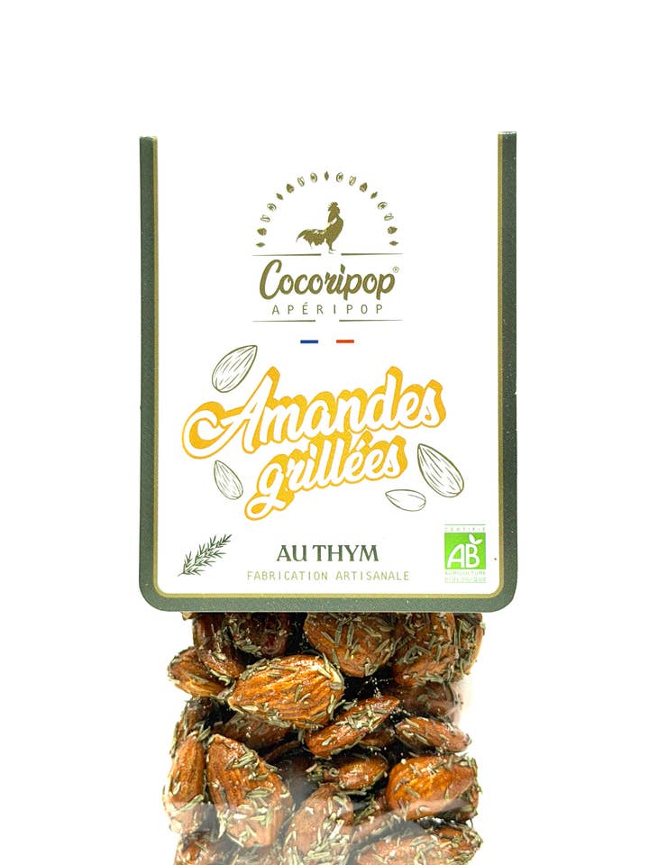 Thyme roasted almonds for wholesale by Cocoripop