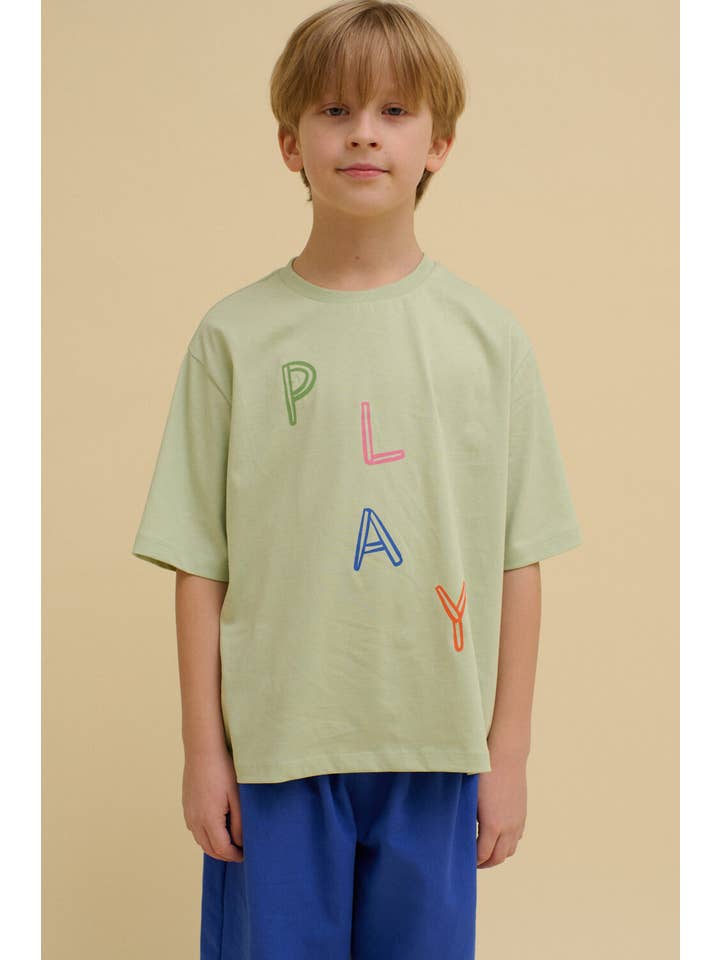 OXOX CLUB - Wholesale Screen Printed T-Shirt - Kids - ORGANIC COTTON PLAY TEE