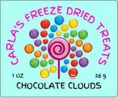 CARLA'S FREEZE DRIED TREATS LLC. – wholesale Chokladtäckta godisar – Frystorkade chokladkuddar (Charleston tuggar)3