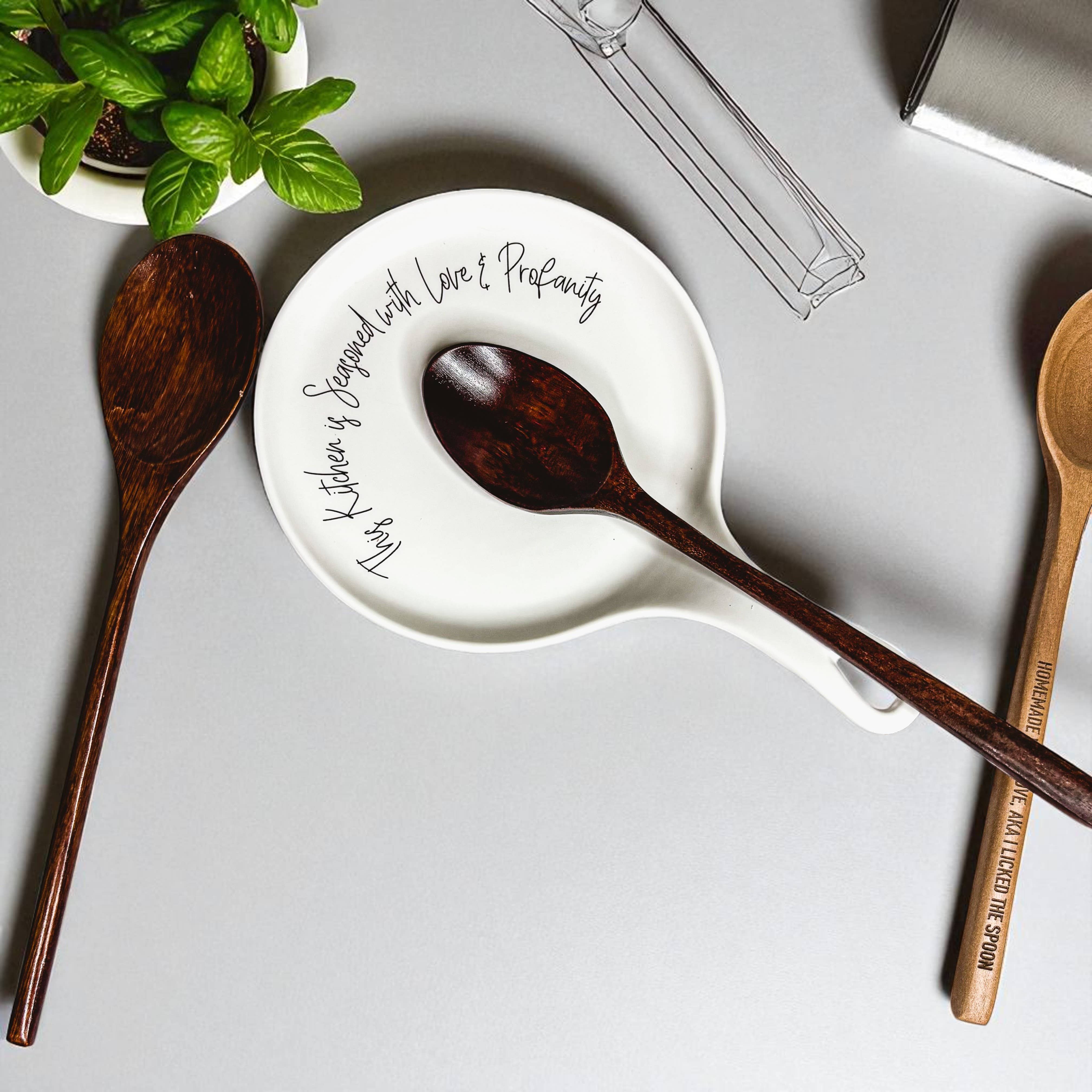 Gia Roma - Wholesale Spoon Rest - Kitchen Christmas 2025 Gifts for cooking or Baking, Ceramic 45