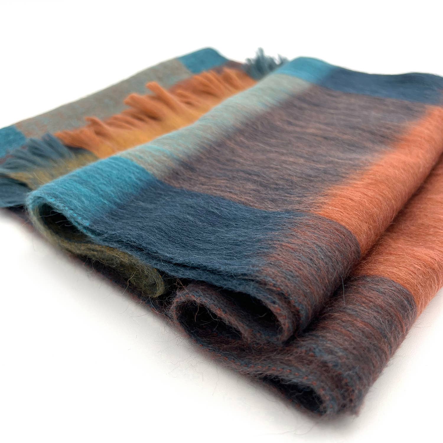 Shupaca Alpaca - Wholesale Scarf - Women's - Alpaca Plaid Scarf - Rustic Dune2