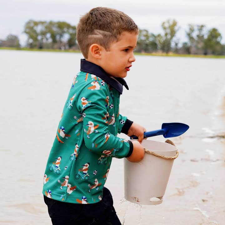 French Soda - Wholesale T-shirt – Kids - Kids Sun Shirt - Kookaburra3