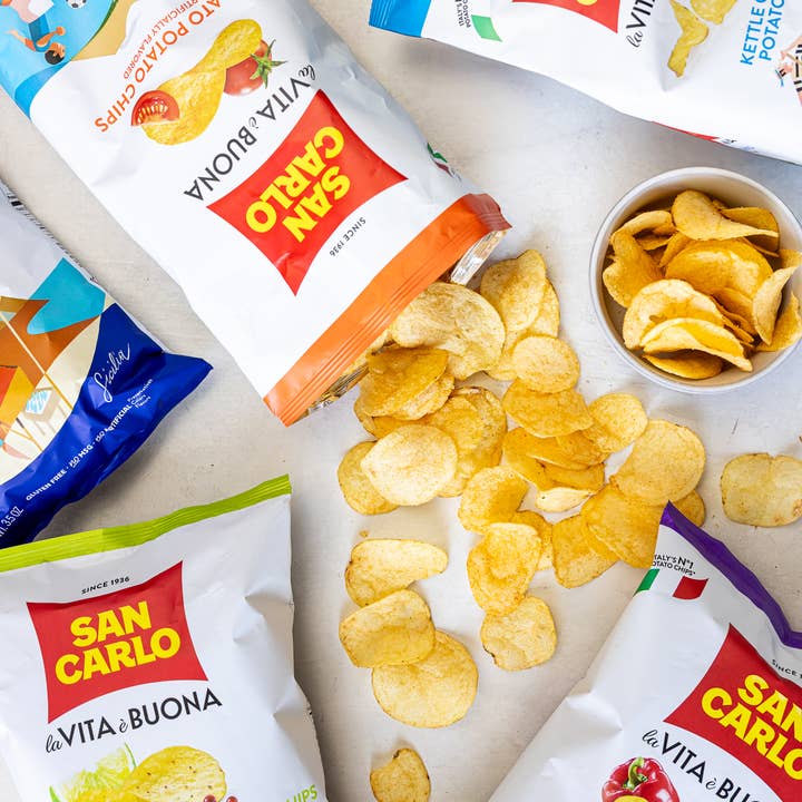 Zia Pia - Wholesale Chips - Tomato Chips 150g by San Carlo