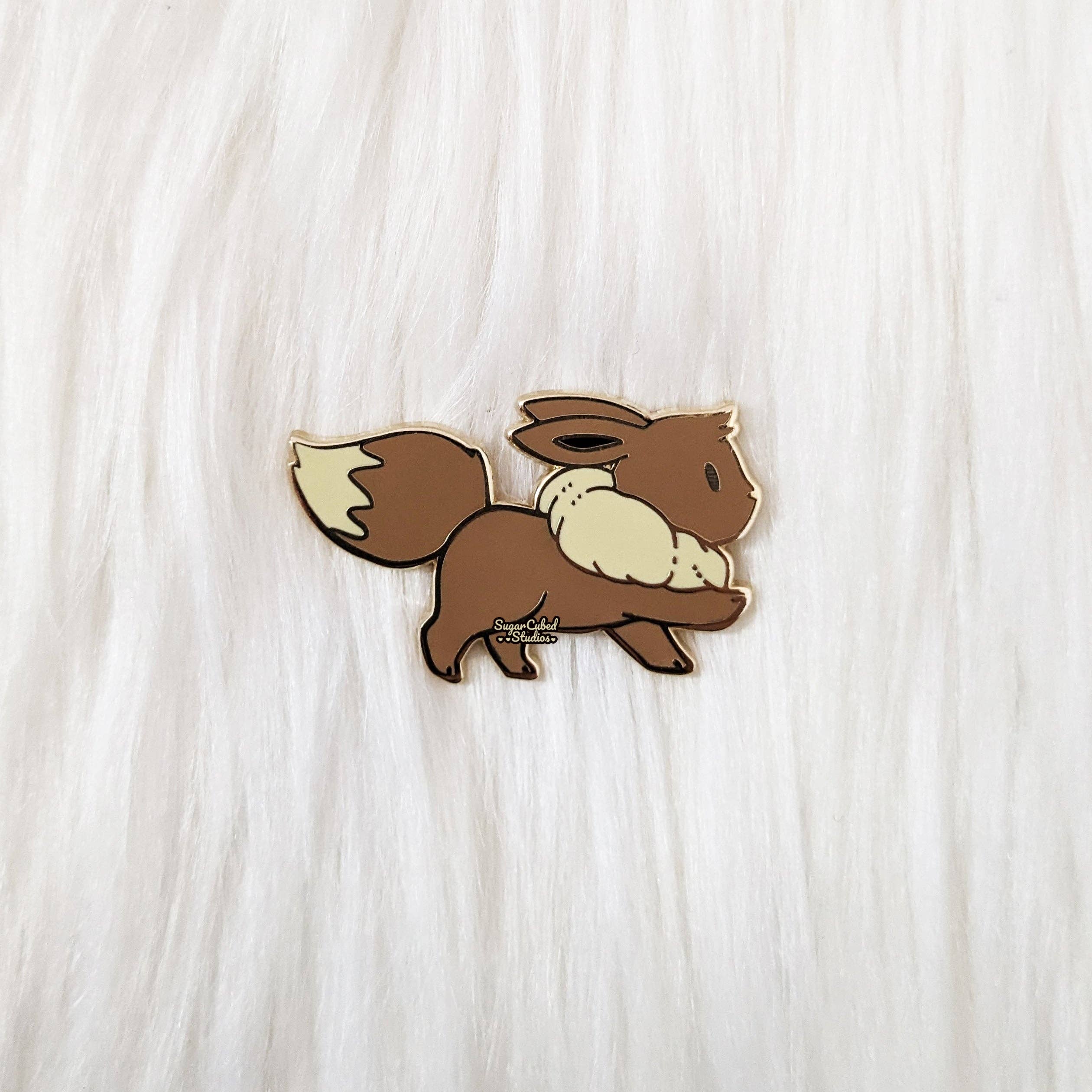 Sugar Cubed Studios - Wholesale Lapel Pin/Button - Marching Eeveelution, Pocket Monster Enamel Pin Collection0
