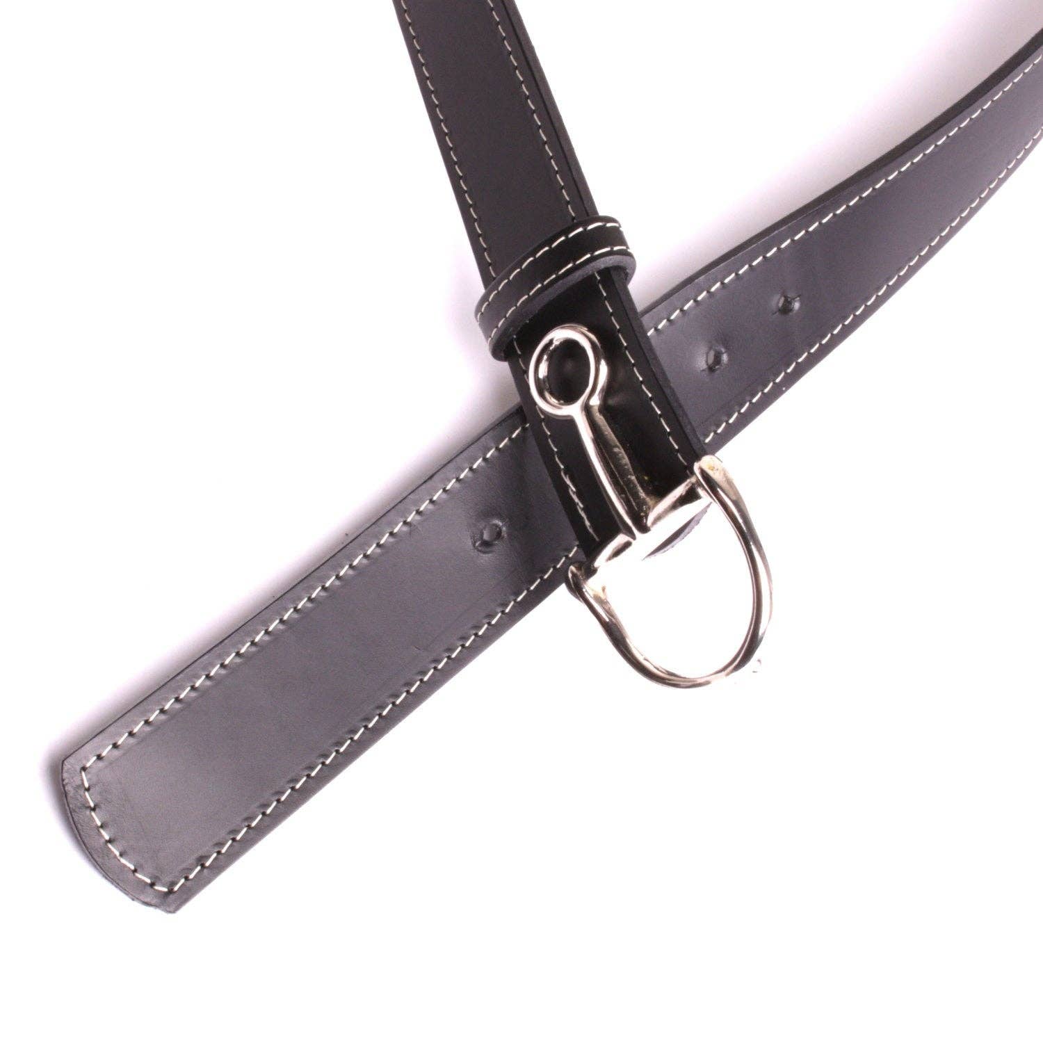 SARL FELINEA - Vente Ceinture – unisexe - Ceinture équestre cuir noir boucle mors a cheval2