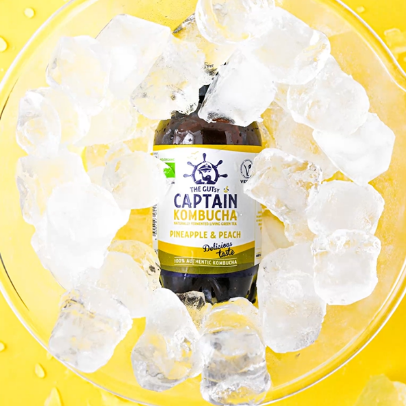 The GUTsy Captain Company – Kombuchá por atacado – GUTsy Captain Kombucha Ananás e Pêssego 12x400mL2