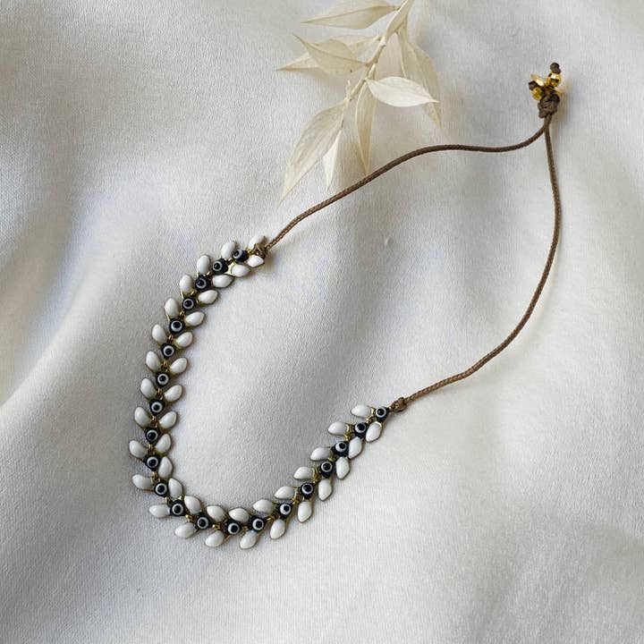 Sophie Deschamps Bijoux – Engroshandel Armbånd med led og kæde – LEOPOLD armbånd med emaljeret kæde3