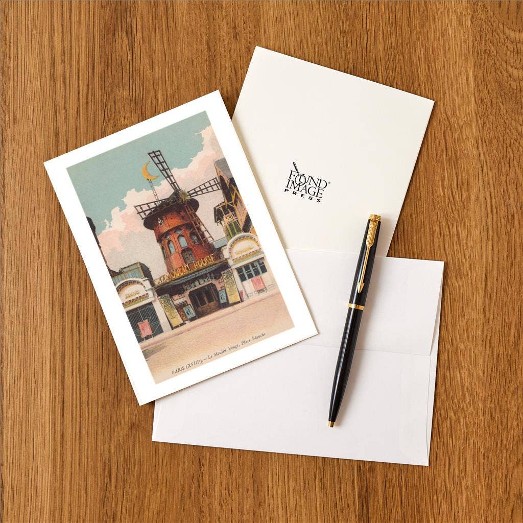 Found Image Press - Wholesale Stationery/Notecard Set - Greeting Card PS-226 Moulin Rouge Nightclub1