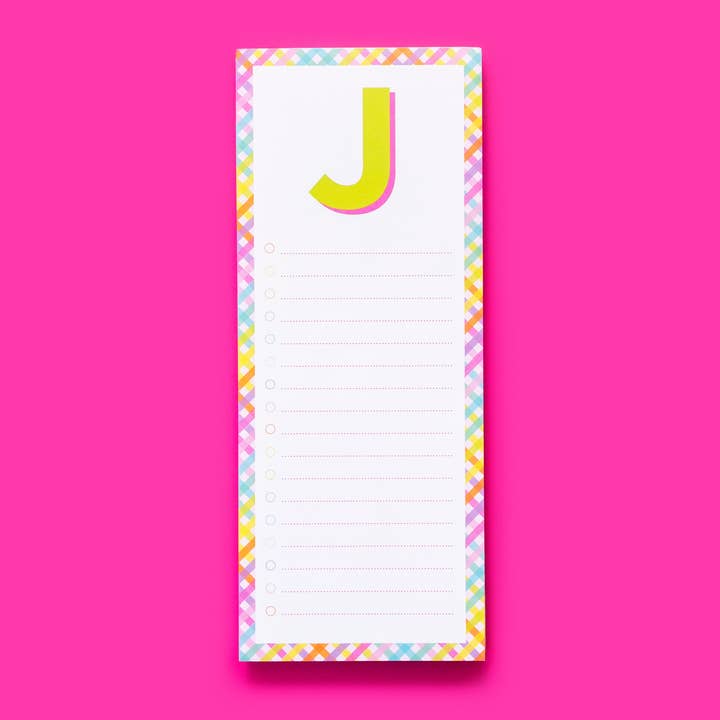 Taylor Elliott Designs - Vente Blocs-notes - Blocs de lettres A-Z - Chaque - Min. 4 (LP-A-Z)10