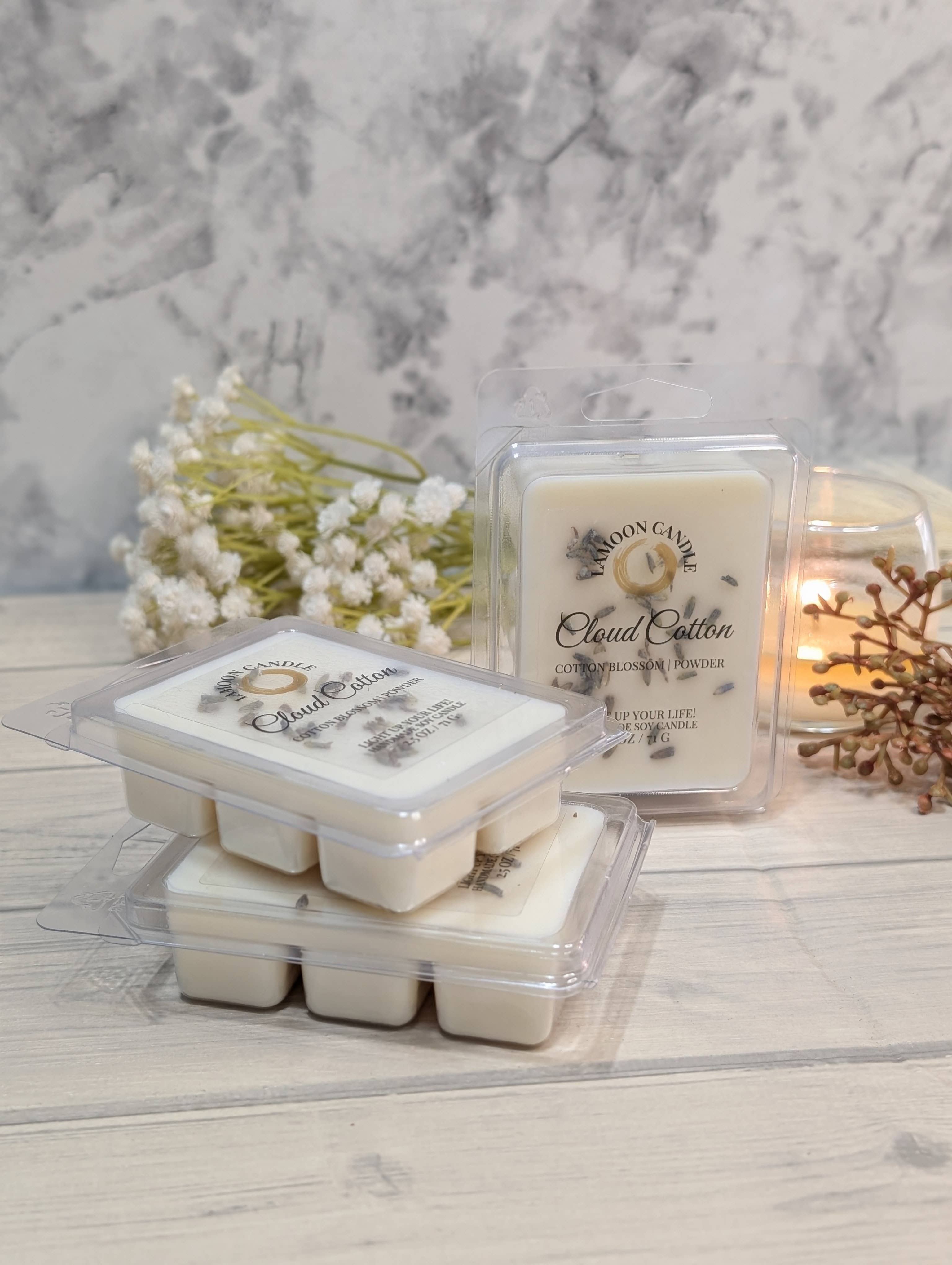 LaMoon Candle - Wholesale Wax Melt - Soy Wax Melts with Real Flowers & Herbs5