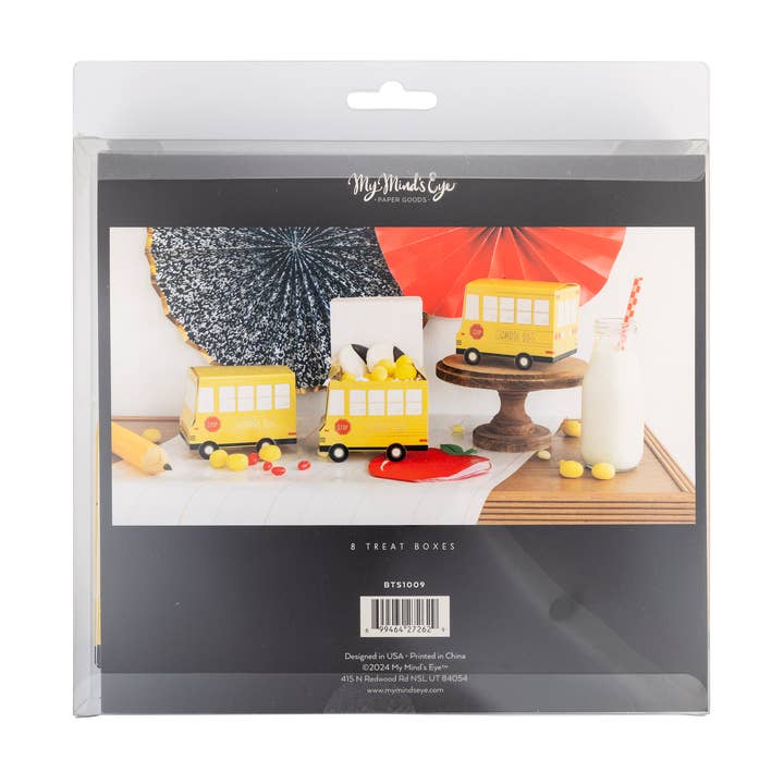 My Mind’s Eye - Wholesale Party favour bag/box - BTS1009 - School Bus Treat Boxes9