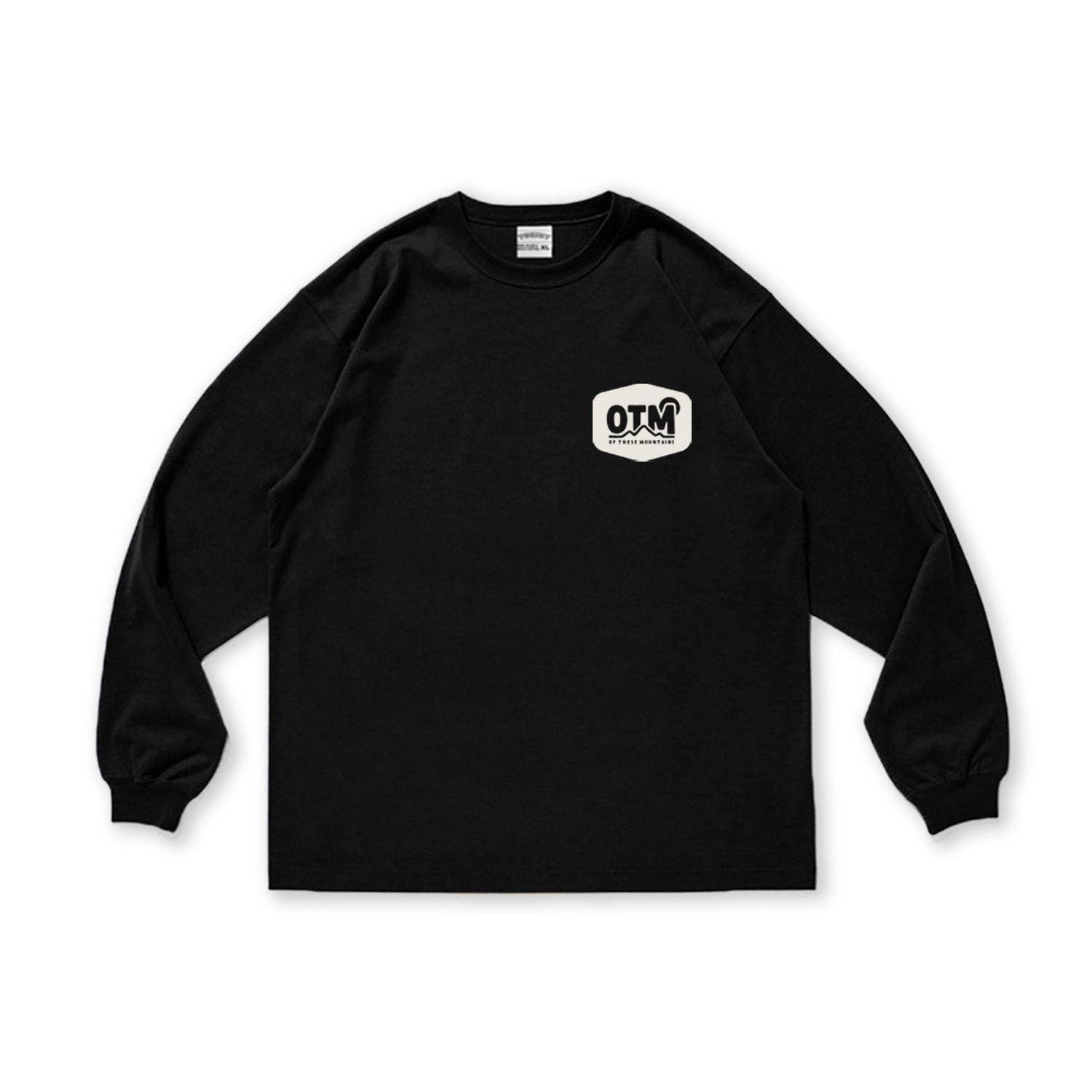 Black Ski Bum Long Sleeve Tee for wholesale on Faire1