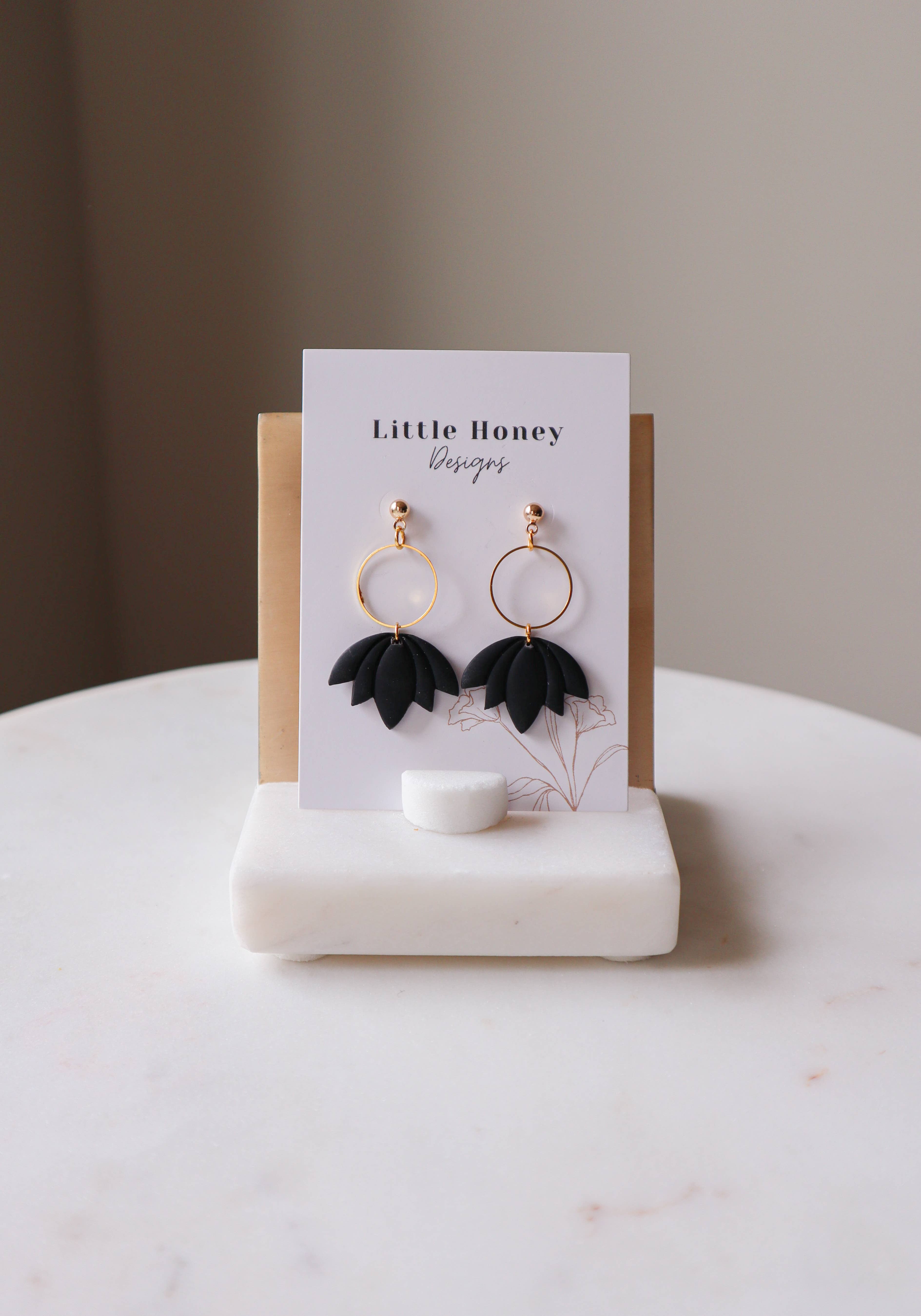 Little Honey Designs - Wholesale Dangle Earrings - The Acacia Handmade Polymer Clay Dangle Earrings1