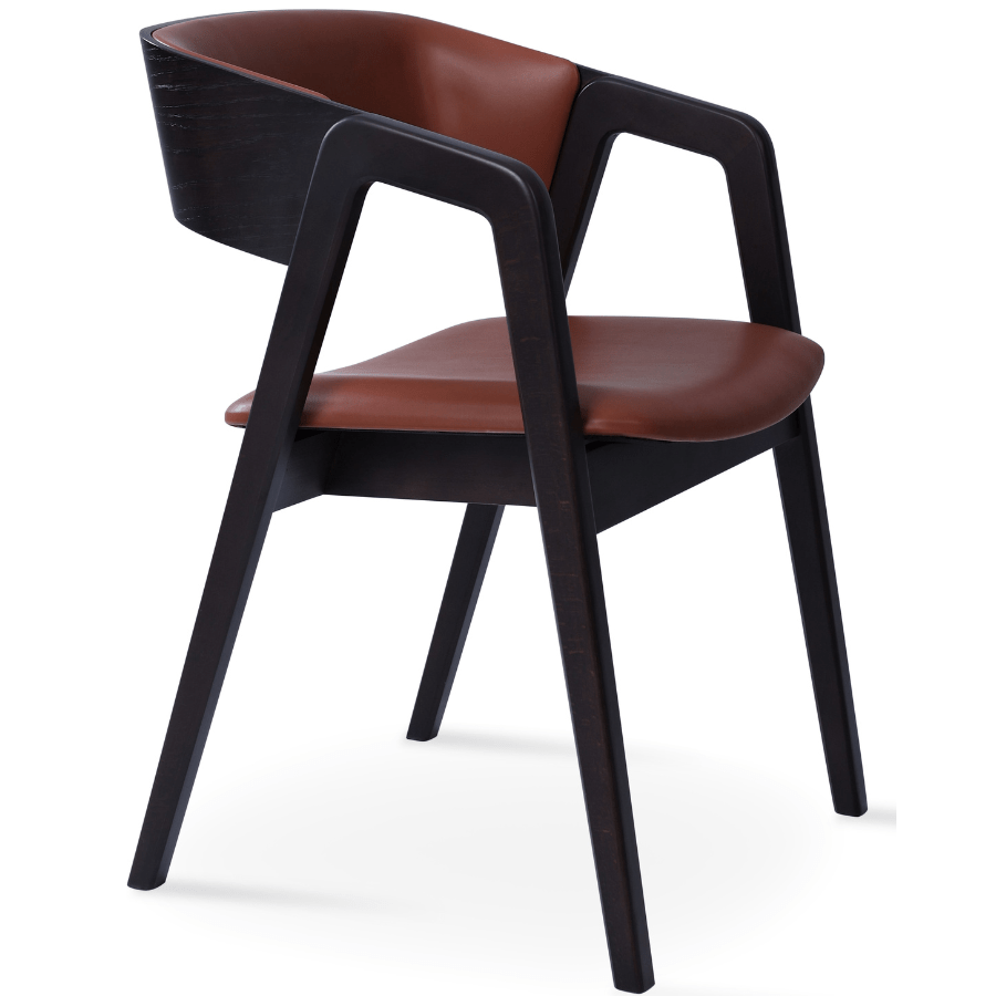 Your Bar Stools - Wholesale Chair - Restaurant Chairs Myndos Brown Leather3