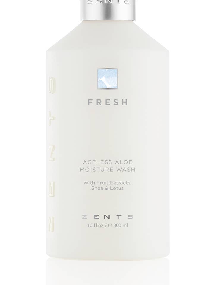 Fresh, ZENTS Ageless Aloe Hand & Body Moisture Wash, 10oz for wholesale by ZENTS