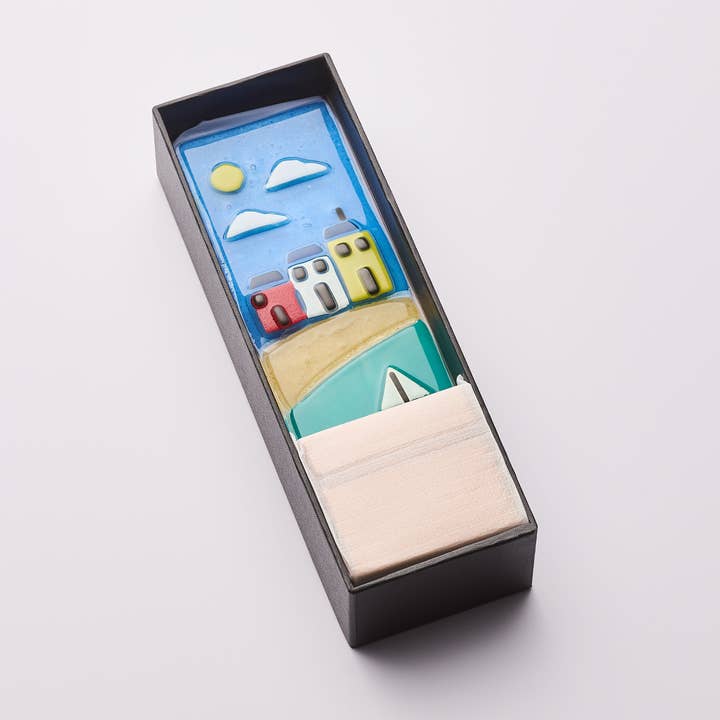 Sienna Glass – wholesale Plaque – Standing Decorative Plaque - Boat3