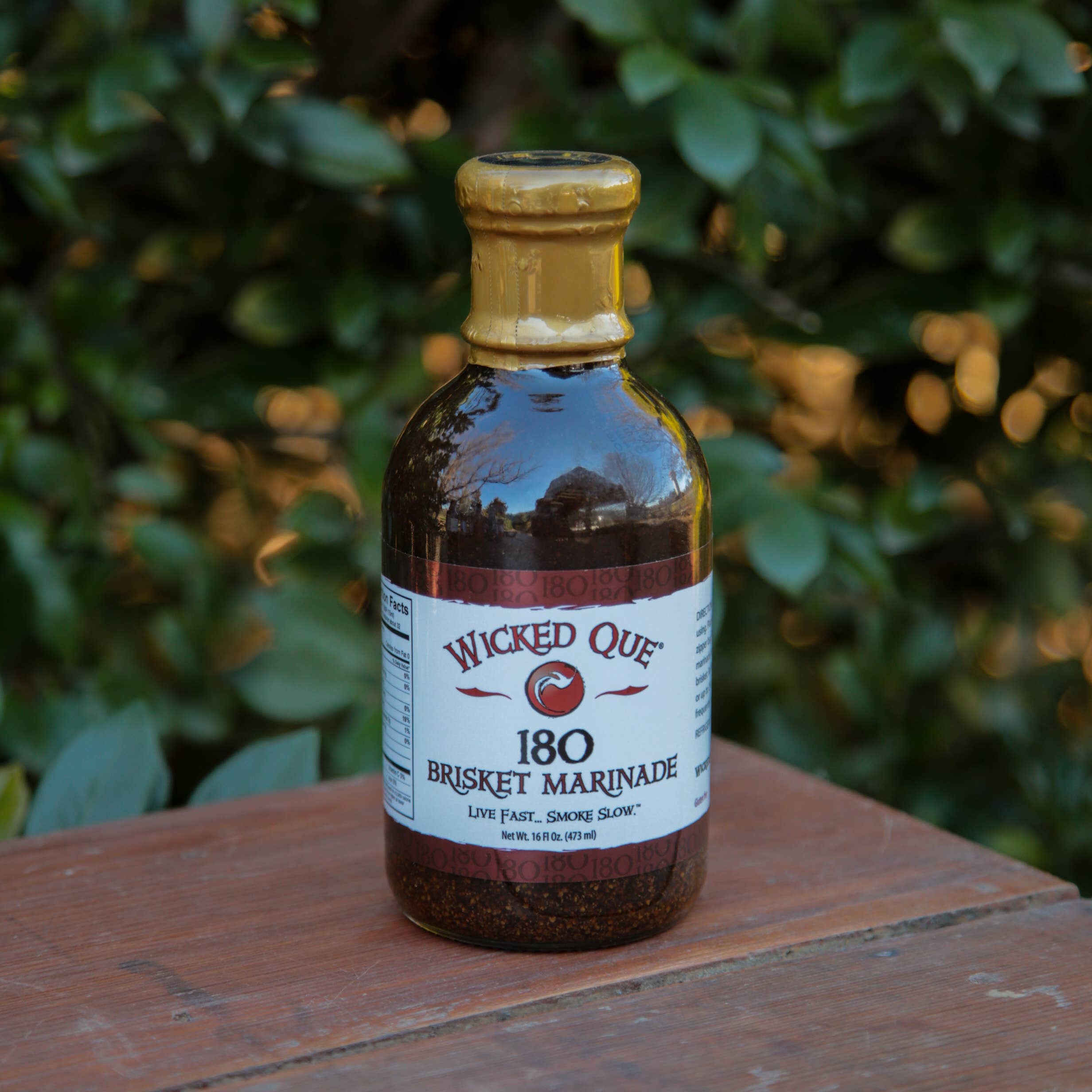 Wicked Que - Wholesale Marinade - 180 Brisket Marinade 16oz.