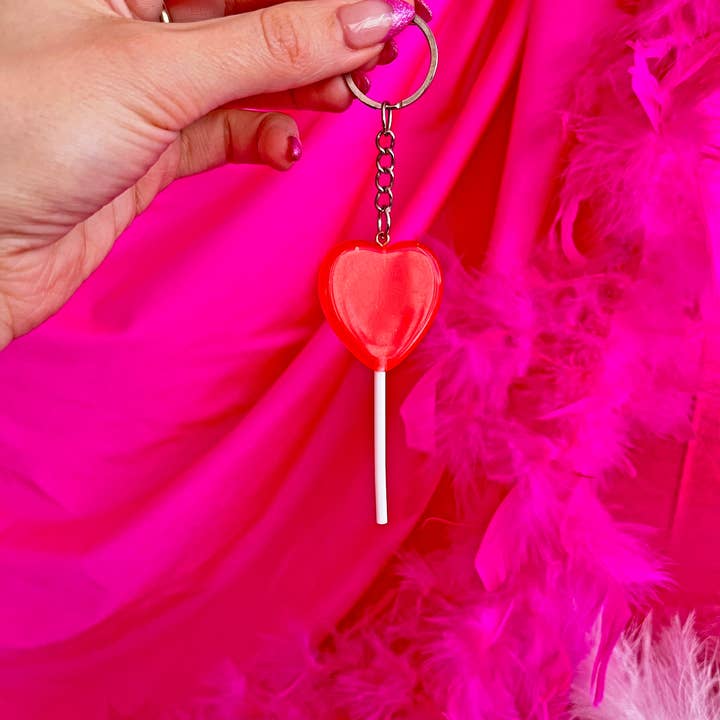A Shop of Things - Wholesale Keychain - Women's - Heart Lolli Keychain