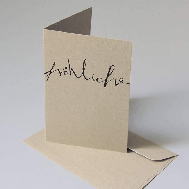 10 Recycling-Weihnachtskarten Mit Kuverts: Fröhliche Weihnac für den Großhandel von Kettcards