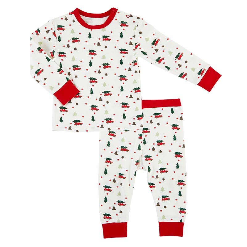 Stephan Baby by Creative Brands - Wholesale Sleepwear Set - Kids - Christmas 2 PC PJ Set - Red1