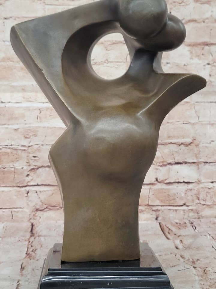 Estátua de Forma Feminina Abstrata – Escultura Moderna em Bronze sobre Base por atacado de Bronzhaus