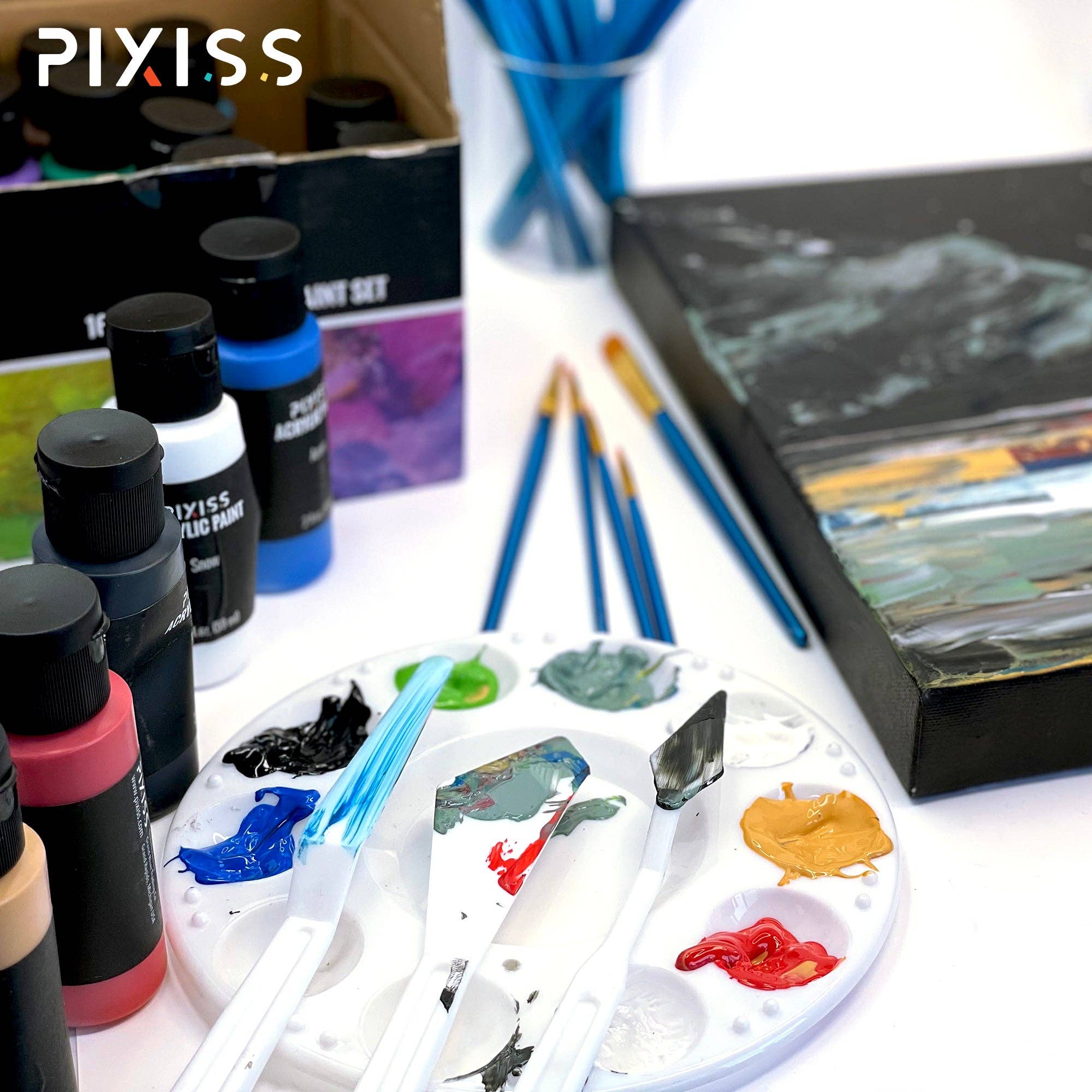 Pixiss - Vendita all'ingrosso Set da pittura - Kit per principianti di pittura acrilica PIXISS7