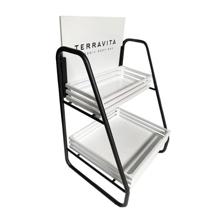 Terravita Wood Display - Displayer Only for wholesale by European Soaps