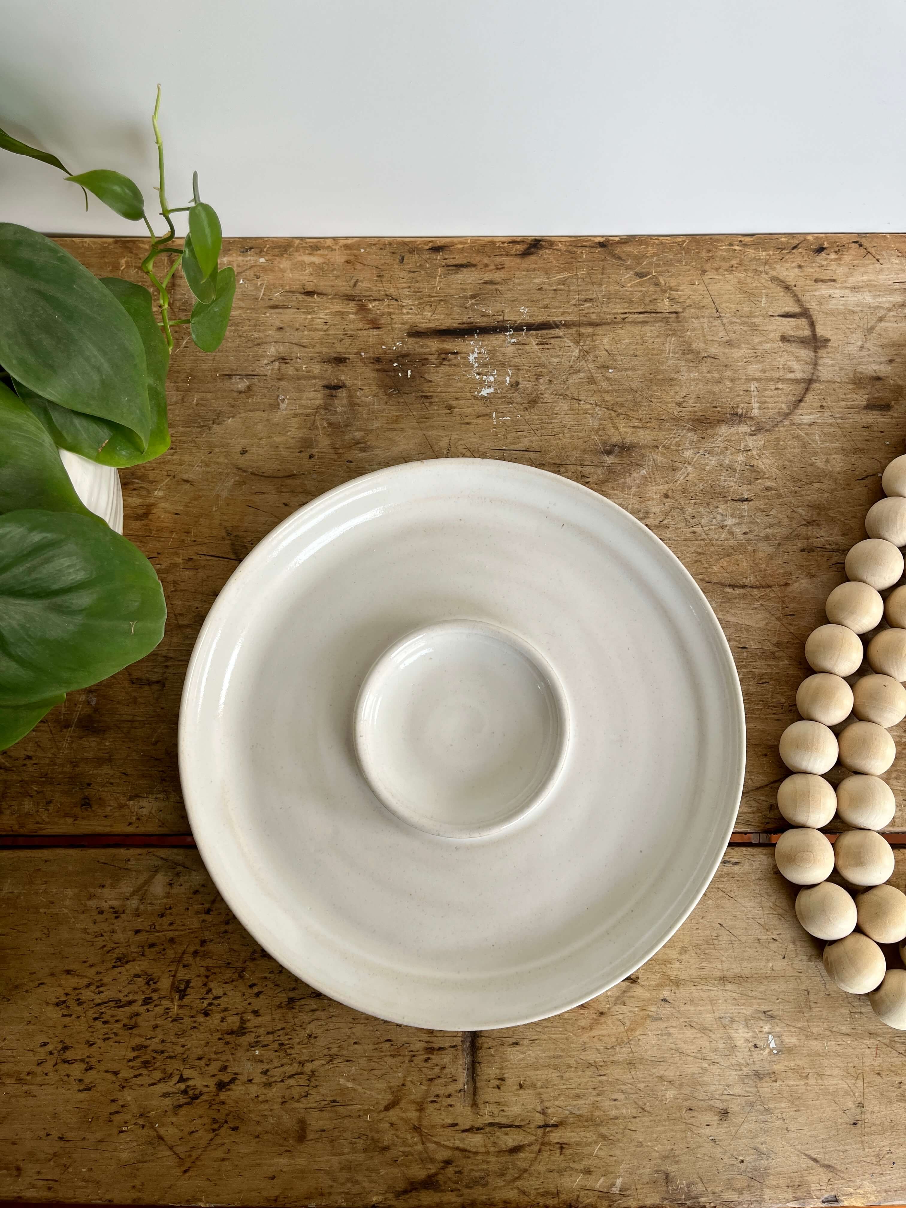 Coastal Clay Co. - Wholesale Platter - Bread and Oil Dipping Plate Platter14