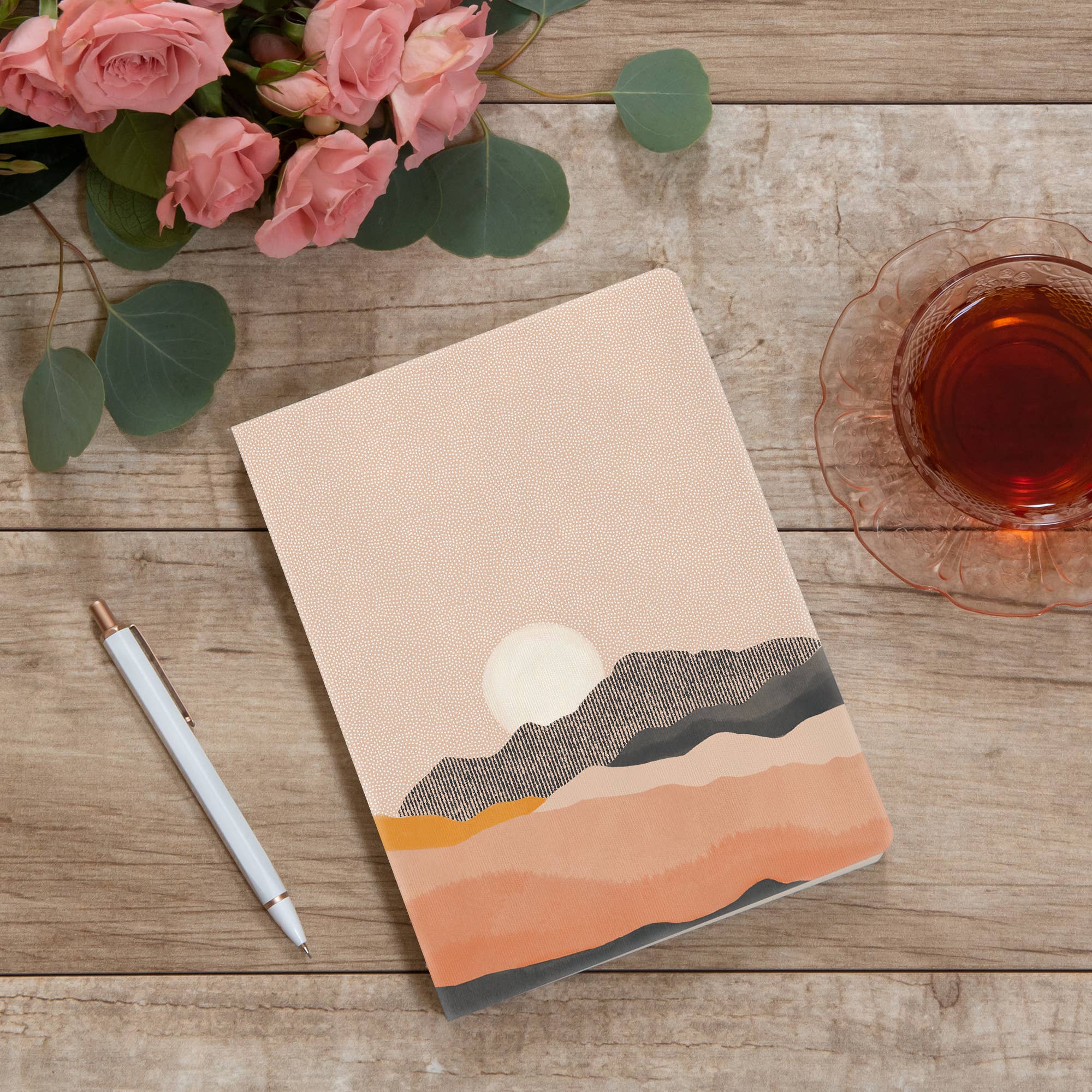 Studio Oh! - Wholesale Journal/Diary - Deconstructed Journal Sun on the Horizon1