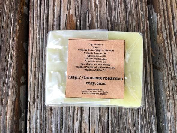 Lancaster Beard Company - Wholesale Beard Wash/Shampoo - Peppermint Beard Soap/Shampoo/Face Wash/Shave Soap1